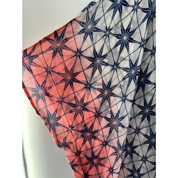 Roberta Roller Rabbit Women's Multicolor Cotton Geometric Swim Coverup One Size - Picture 7 of 8